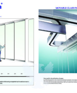 CỬA KÍNH XẾP GẤP KOMEN MẪU 4