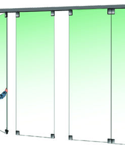 CỬA KÍNH LÙA XẾP GẤP KOMEN MẪU 3