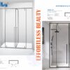 PHÒNG TẮM KÍNH SLIM MỞ LÙA